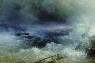 océano 1896 Romántico Ivan Aivazovsky Ruso Pinturas al óleo